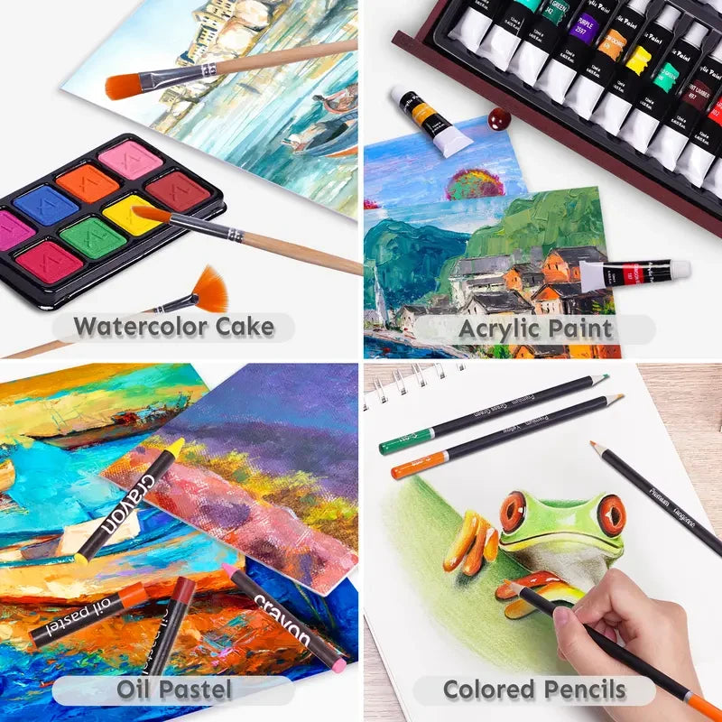 175 Piece Deluxe Wooden Art Set