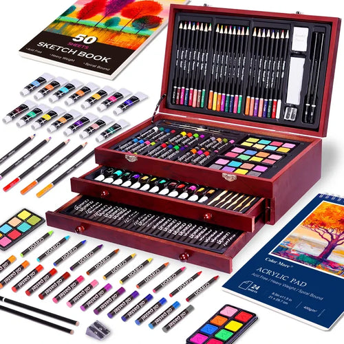 175 Piece Deluxe Wooden Art Set