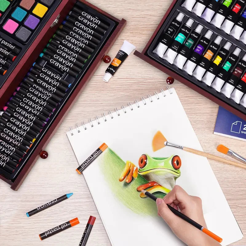 175 Piece Deluxe Wooden Art Set