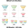 Sunburst Heritage Nesting Bowls and Canister Set