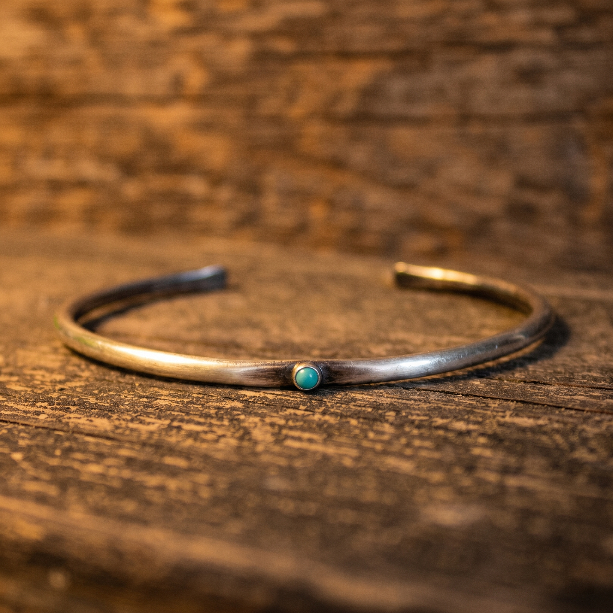 Desert Sky Turquoise Silver Cuff