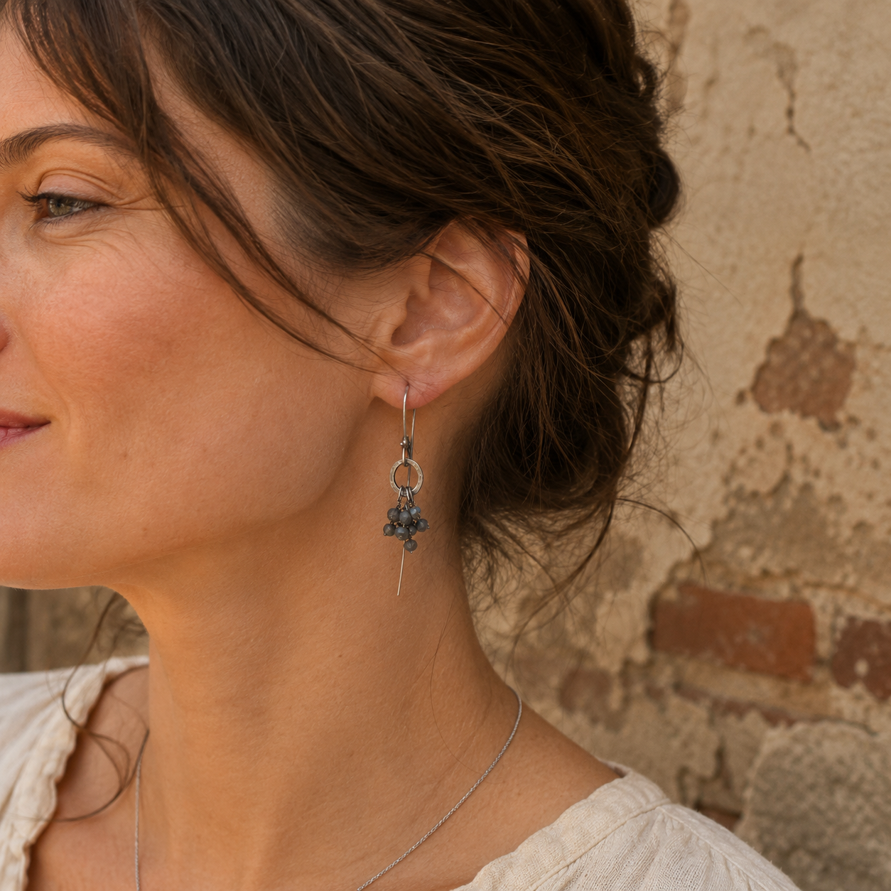 Moonstone Whisper Sterling Silver Earrings