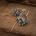 Moonstone Whisper Sterling Silver Earrings