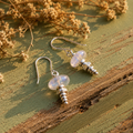Handmade Sterling Silver Moonstone Earrings