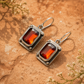 Personalized Sterling Silver Zircon Earrings