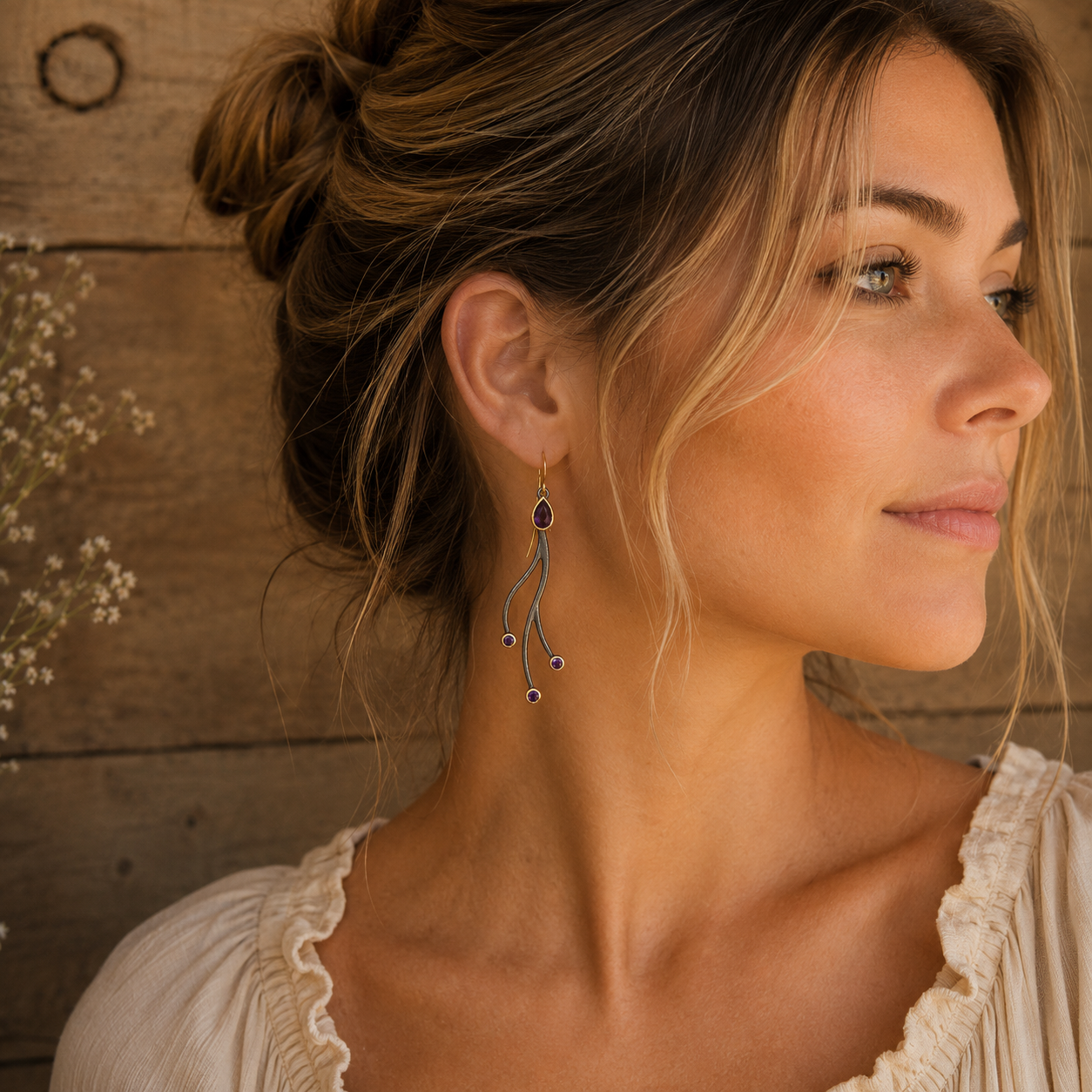 Aurora Crystal Cascade Earrings