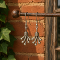 Handcrafted Sterling Silver Artisan Dangle Earrings