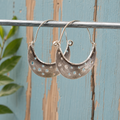 Handcrafted Sterling Silver Hoop Earrings for Women