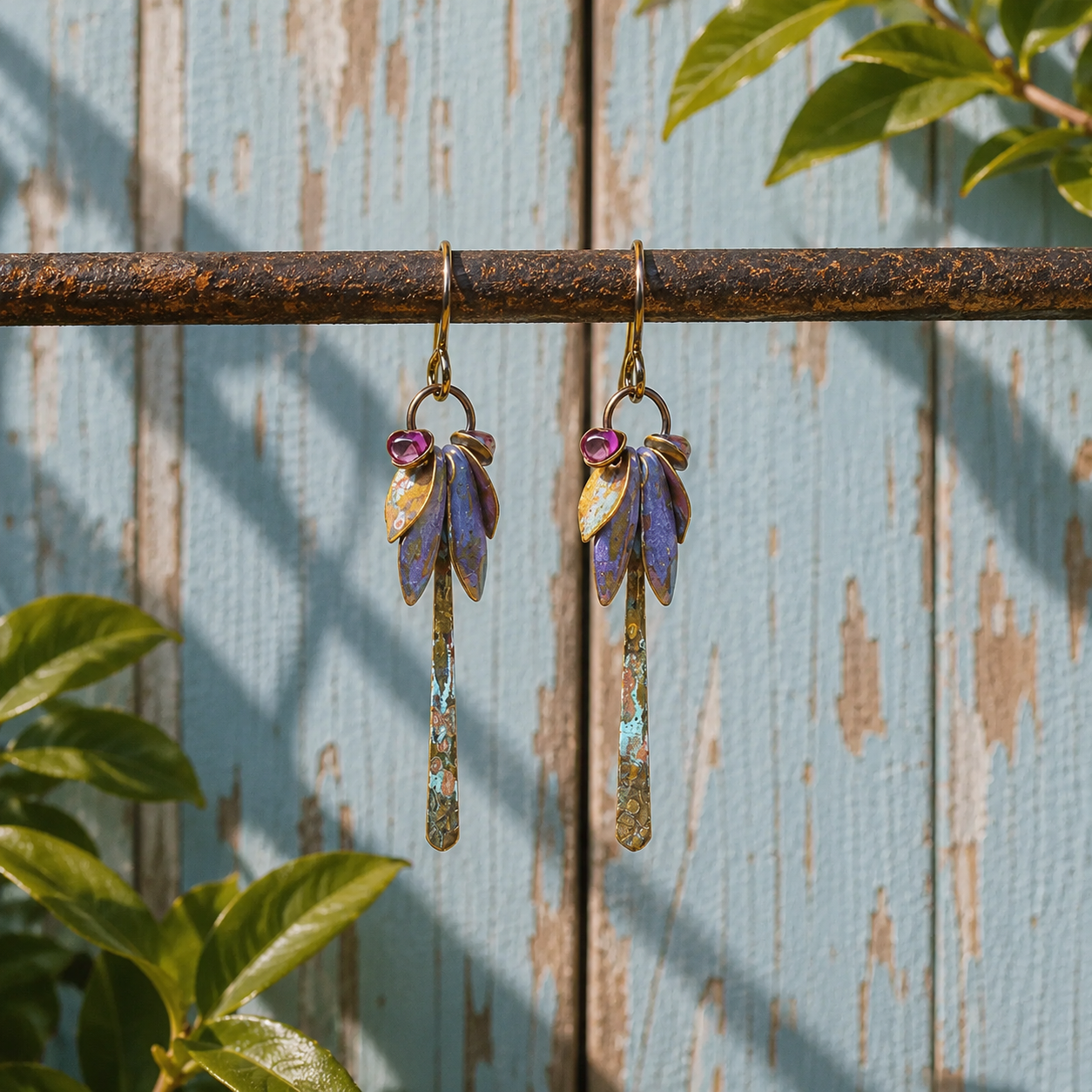 Artisan Boho Insect Drop Earrings for Women