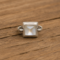 Handmade White Quartz Sterling Silver Ring