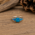 Handcrafted Sterling Silver Australian Opal Ring