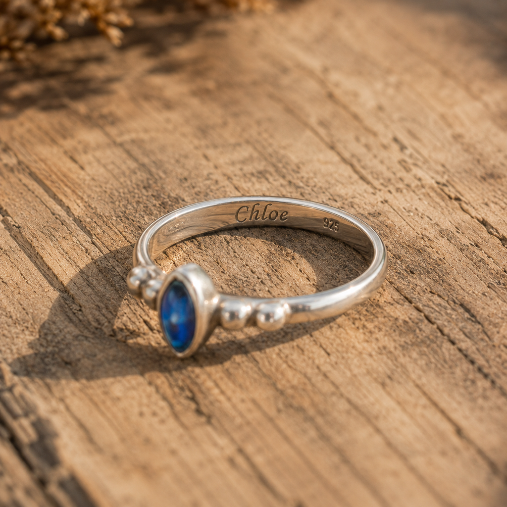 Handcrafted Sterling Silver Labradorite Ring