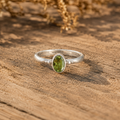 Handcrafted Personalized Artisan Gemstone Ring for Women