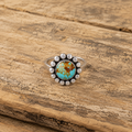 Handmade 925 Sterling Silver Royston Turquoise Ring for Women