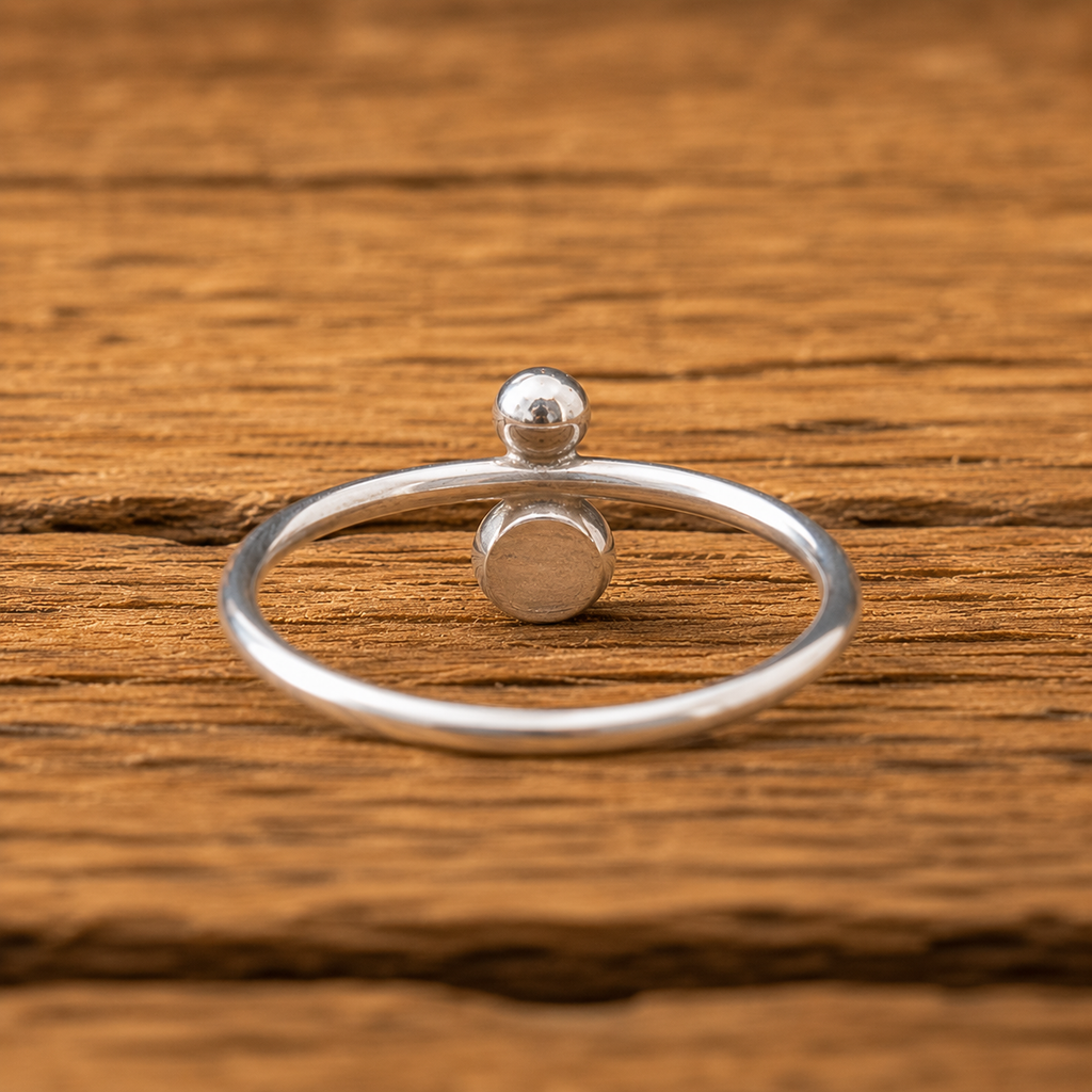 Handcrafted Pure Silver and Kingman Turquoise Ring