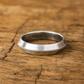 Handcrafted Hammered Sterling Silver Ring