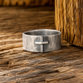 Artisan Hammered Sterling Silver Women’s Ring – Personalized Minimalist Statement Band