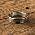 Handcrafted Hammered Sterling Silver Ring