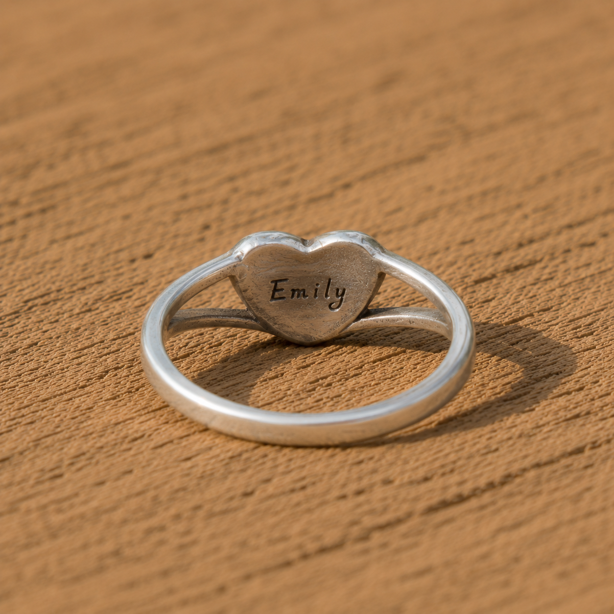 Handcrafted Sterling Silver Heart Ring