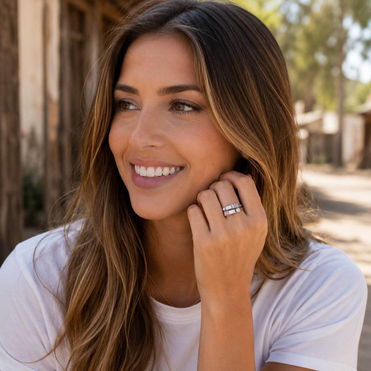 Handcrafted Sterling Silver Crystal Wrap Ring Artisan Quartz & Zircon Statement Ring for Women