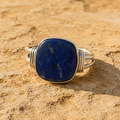 Handcrafted Sterling Silver Lapis Lazuli Ring