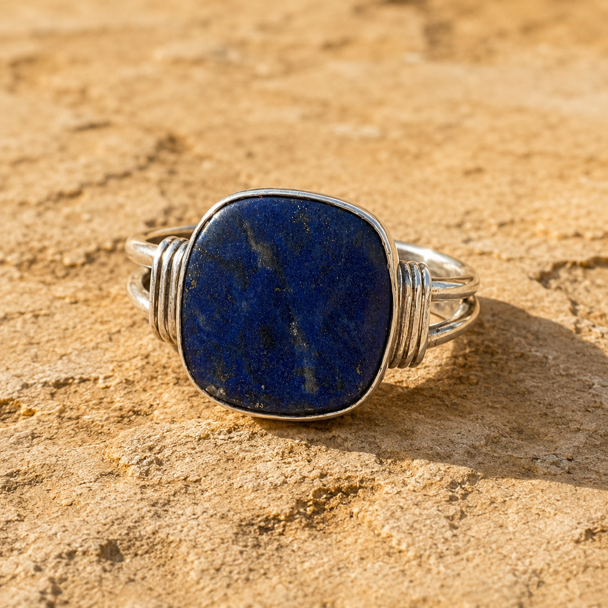 Handcrafted Sterling Silver Lapis Lazuli Ring
