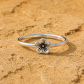 Handcrafted Sterling Silver Flower Ring
