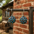 Handcrafted Sterling Silver Australian Opal Drop Earrings