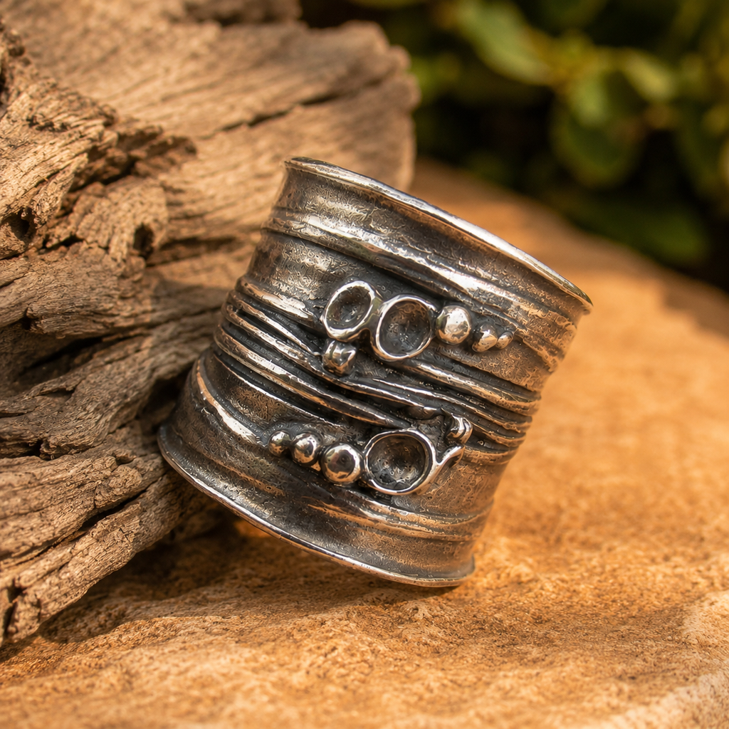 Handcrafted Vintage Sterling Silver Ring