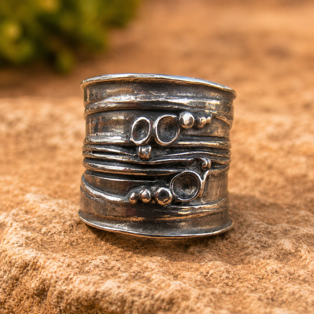 Handcrafted Vintage Sterling Silver Ring
