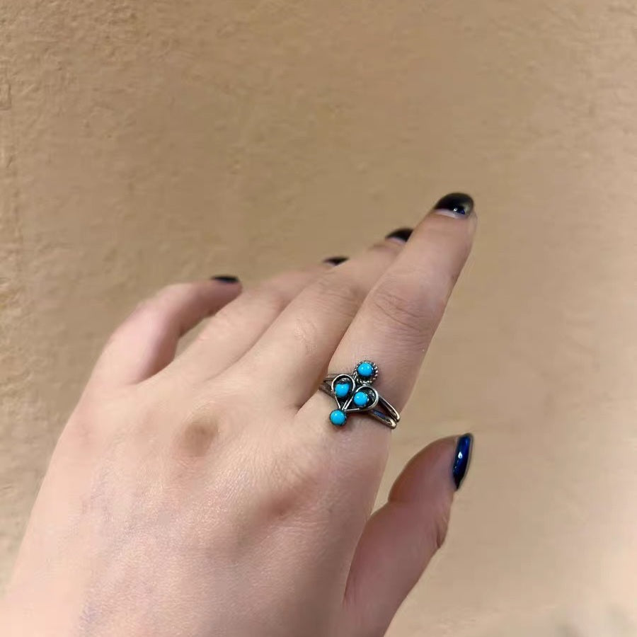 Handcrafted Sterling Silver Kingman Turquoise Ring