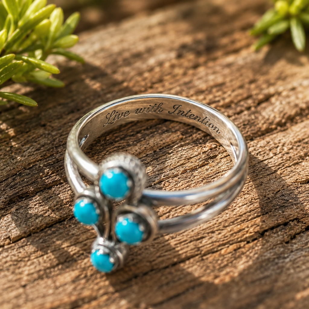 Handcrafted Sterling Silver Kingman Turquoise Ring