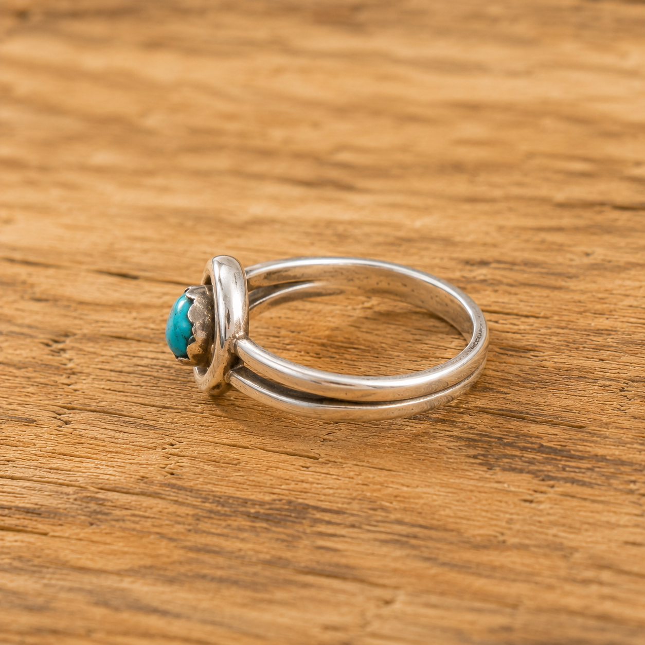 Handcrafted Sterling Silver Kingman Turquoise Ring