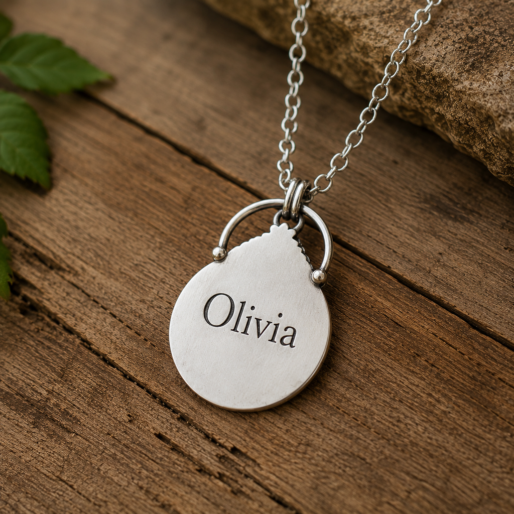 Sterling Silver Labradorite Necklace for Women