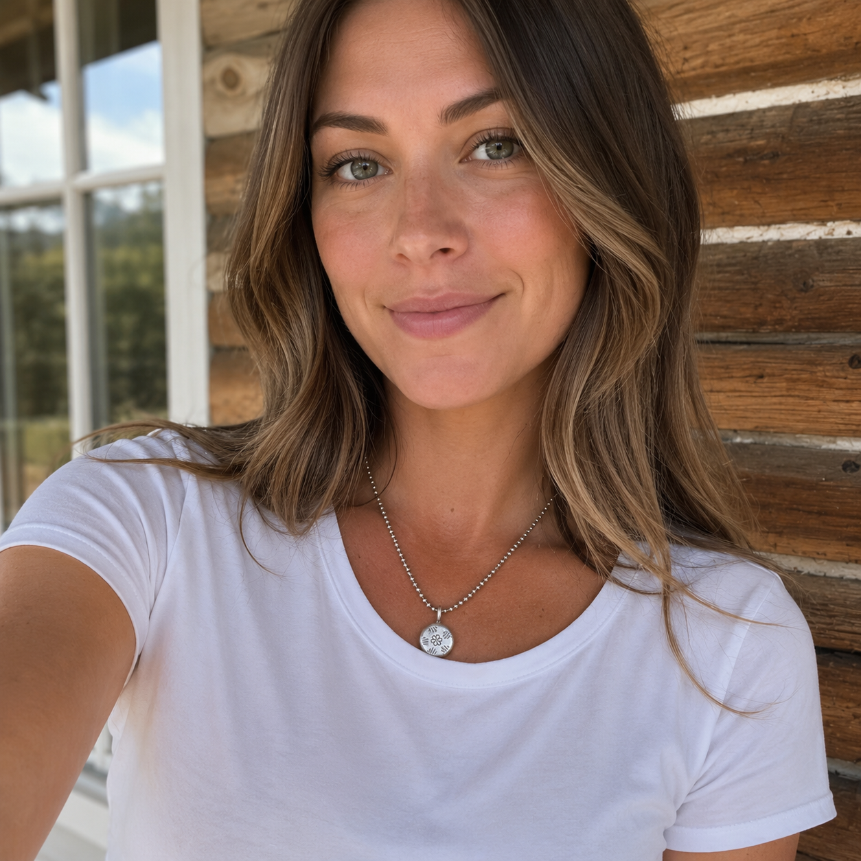 Handcrafted Sterling Silver Floral Pendant Necklace