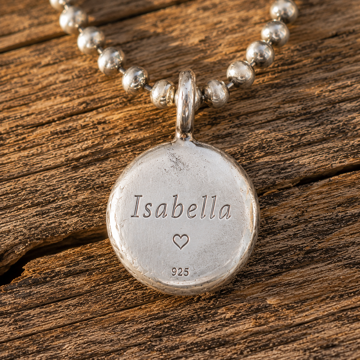 Handcrafted Sterling Silver Floral Pendant Necklace