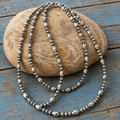 Handcrafted Sterling Silver Beaded Necklace