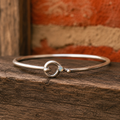 Handmade Australian Opal Sterling Silver Cuff Bracelet