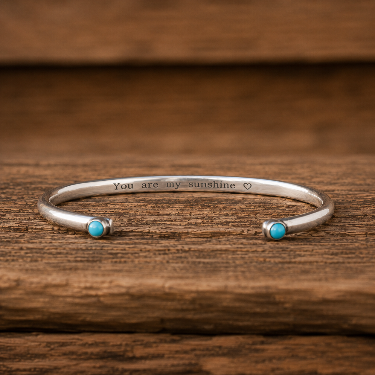 Handmade Kingman Turquoise Sterling Silver Cuff Bracelet