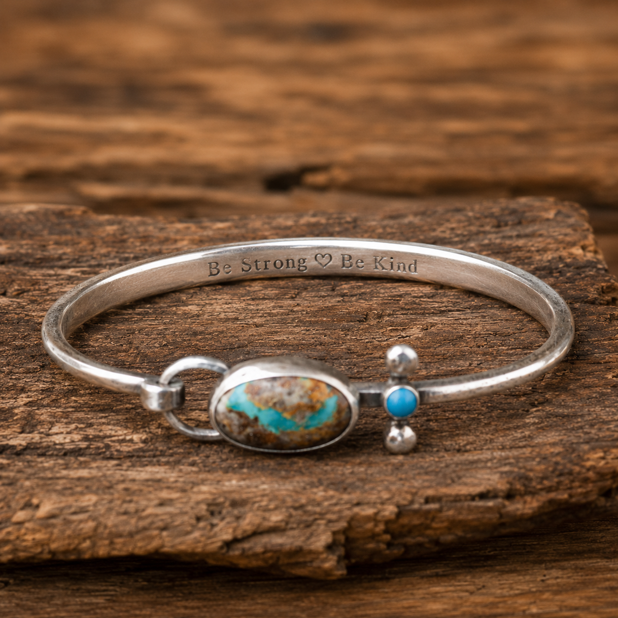 Handmade Royston Turquoise Sterling Silver Cuff Bracelet